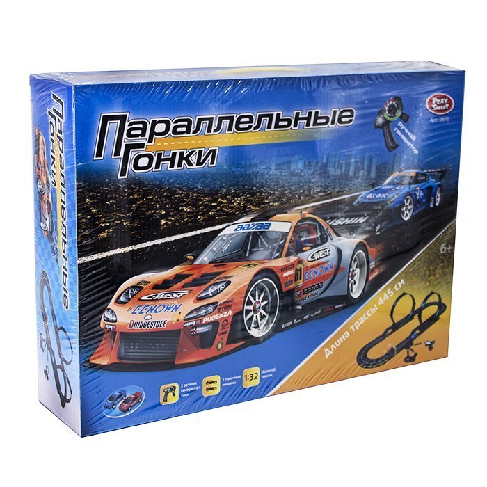 Автотрек 0870 Параллельные гонки 144-06160АН