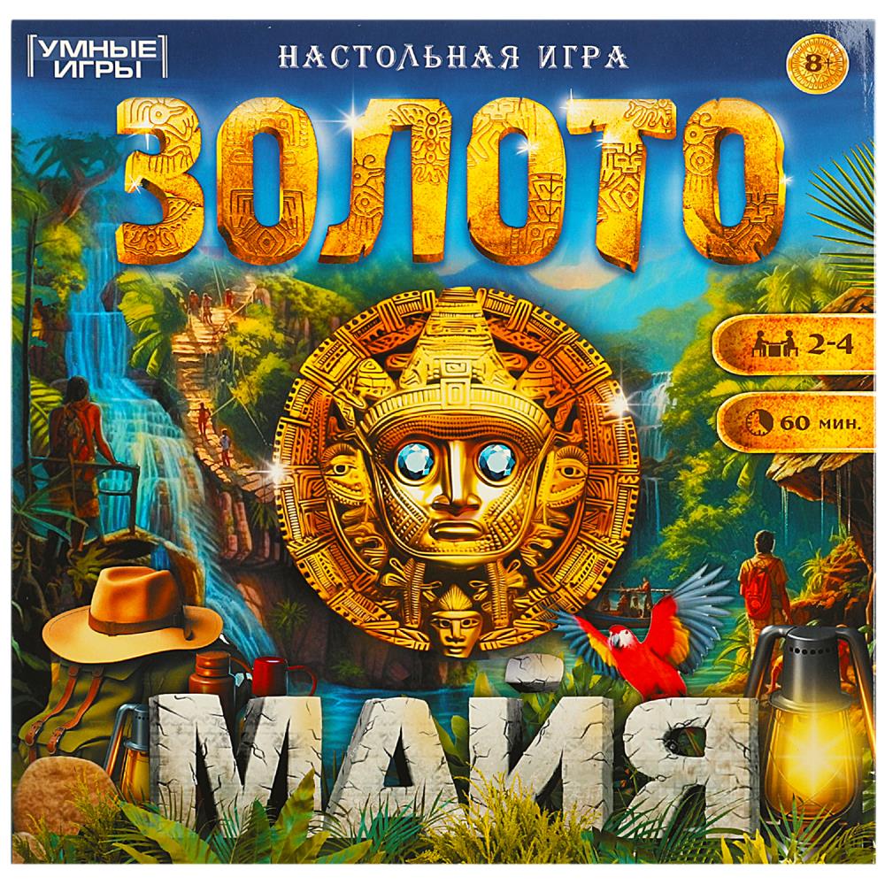 Игра-ходилка 98053 (10) Золото майя квадрат 40 карточек ТМ Умные игры 357945
