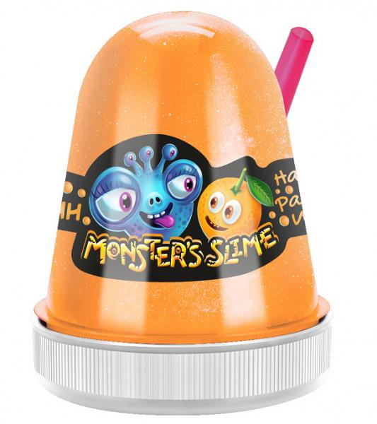 Слайм 130гр SL005 Яркий апельсин Monsters Slime Kiki
