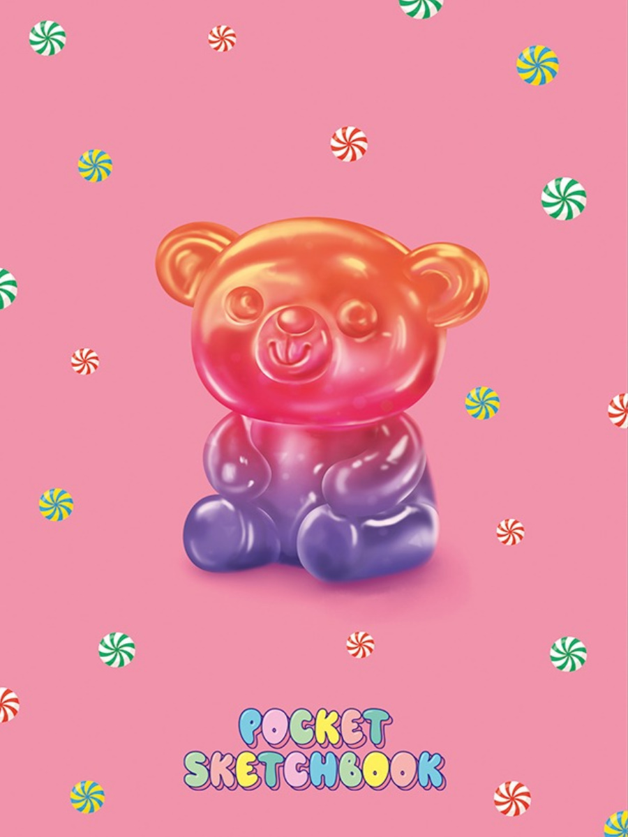 Скетчбук СЛ48-0251 Мишка MyArt Pocket