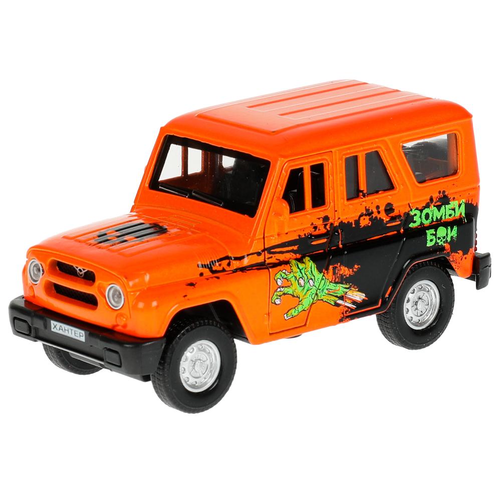 Машина Уаз Хантер Зомби Hunter-12ZOM-OG металл 12см оранжевый ТМ Технопарк