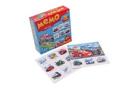 Игра МП-0370 "Мемо" 30 фишек+ пазл 24эл Транспорт Рыжий кот