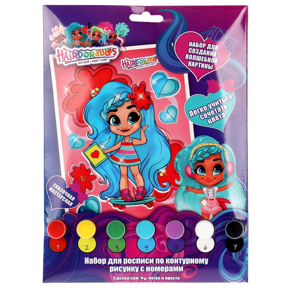 Холст для росписи 100CANV17X23-HD1 Hairdorable ТМ Multiart