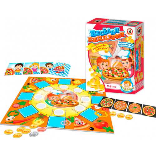 Игра 03491 Экономическая Веселая пиццерия для малышей ТМ Русский Стиль