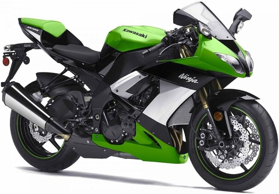 Welly 12809PW Велли модель мотоцикл 1:18 2009 Kawasaki Ninja ZX-10R инерция