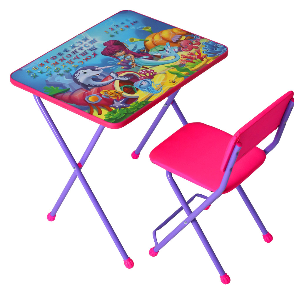Комплект мебели НСС-Р6 Русалка стол+стул ТМ Радуга