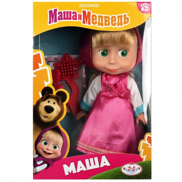 Кукла 83030WOSB23 Маша м/ф Маша и Медведь 15см без чипа ТМ Карапуз